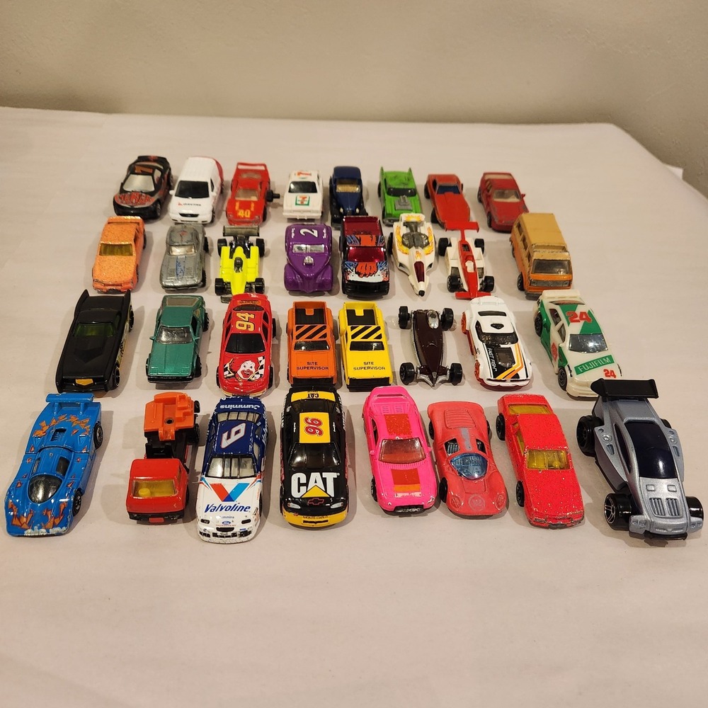 lot of diecast cars 1980's 1990's